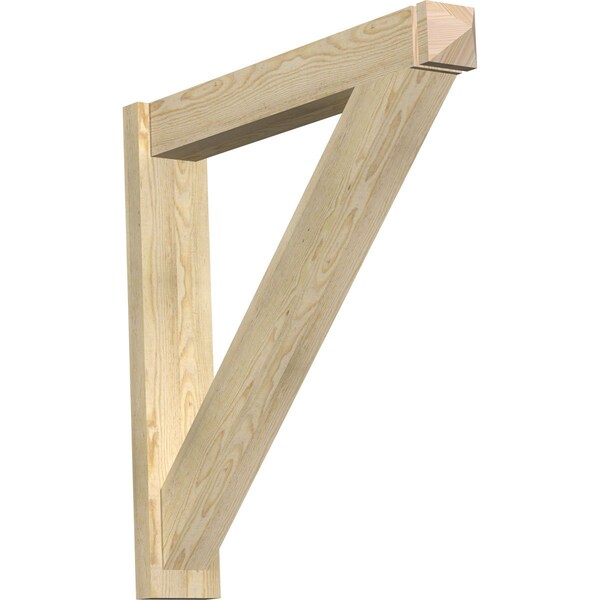 Ekena Millwork Traditional Rough Sawn Arts and Crafts Outlooker, Douglas Fir, 6"W x 36"D x 36"H OUT06X36X36TRA03RDF - main
